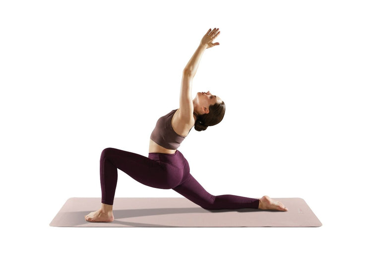 Tapis de yoga en élastomère thermoplastique, bicolore, 5 mm