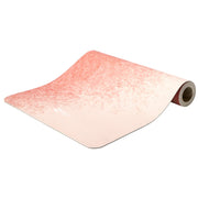 Tpe Printed Yoga Mat With Strap - Coral