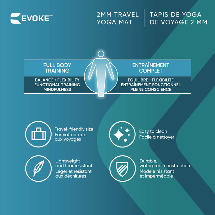 Travel Yoga Mat – Evoke Wellness