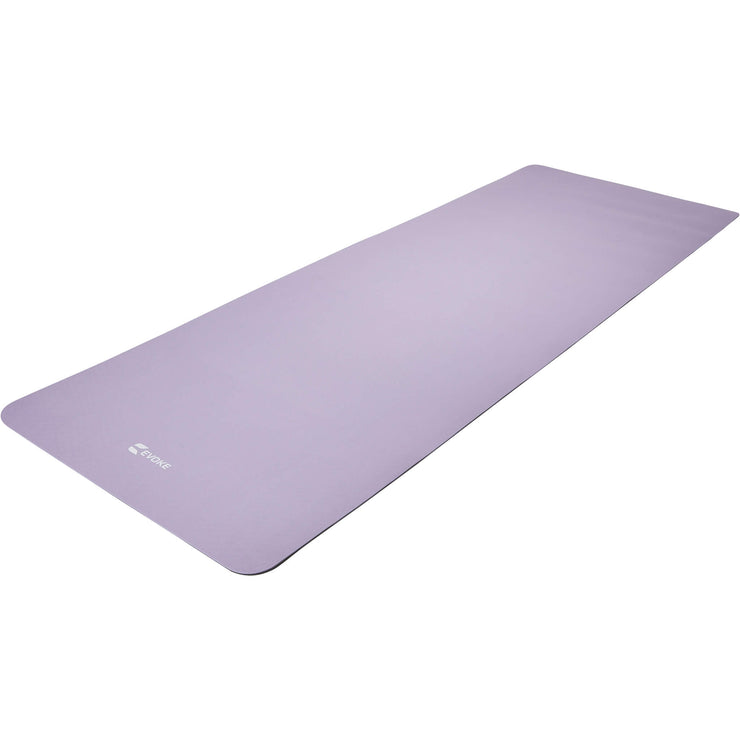Dual-Colour Yoga Mat - Purple/Grey