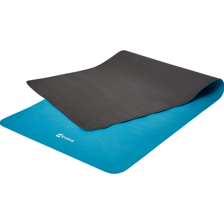 Dual-Colour Yoga Mat - Teal/Black